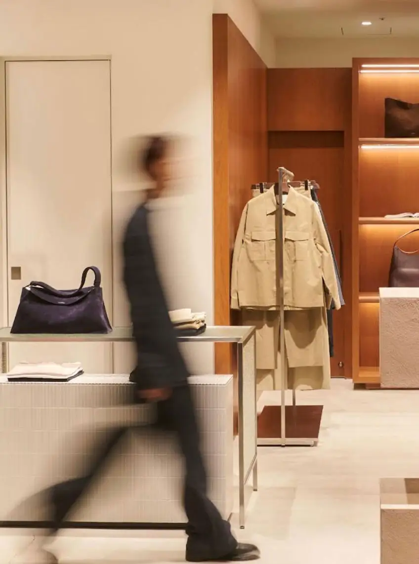 Detail of a bespoke retail interior designed and built by Studio Tuesday